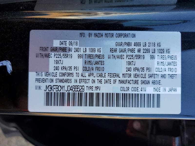 2018 MAZDA CX-5 TOURING 13