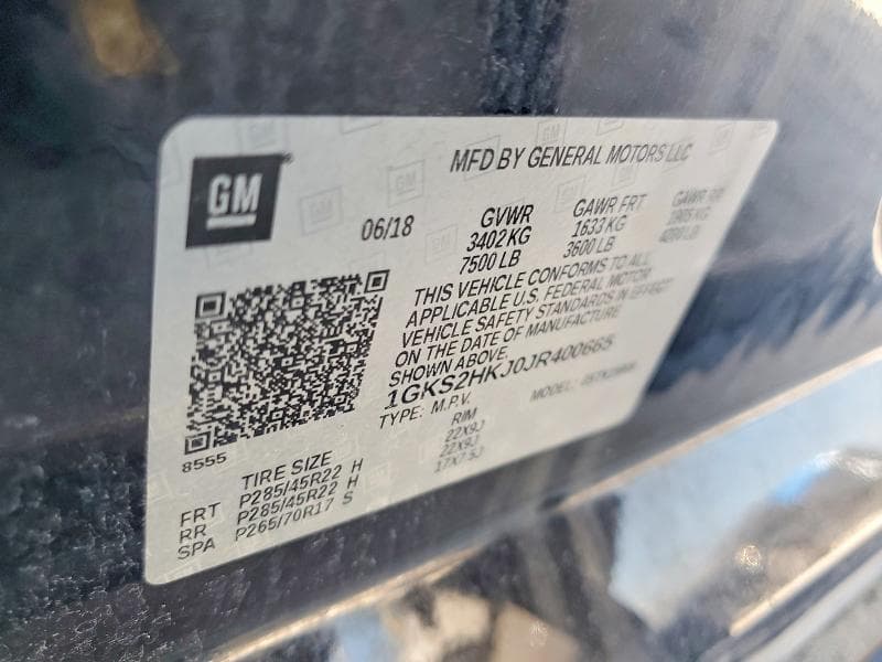 2018 GMC YUKON XL DENALI 13