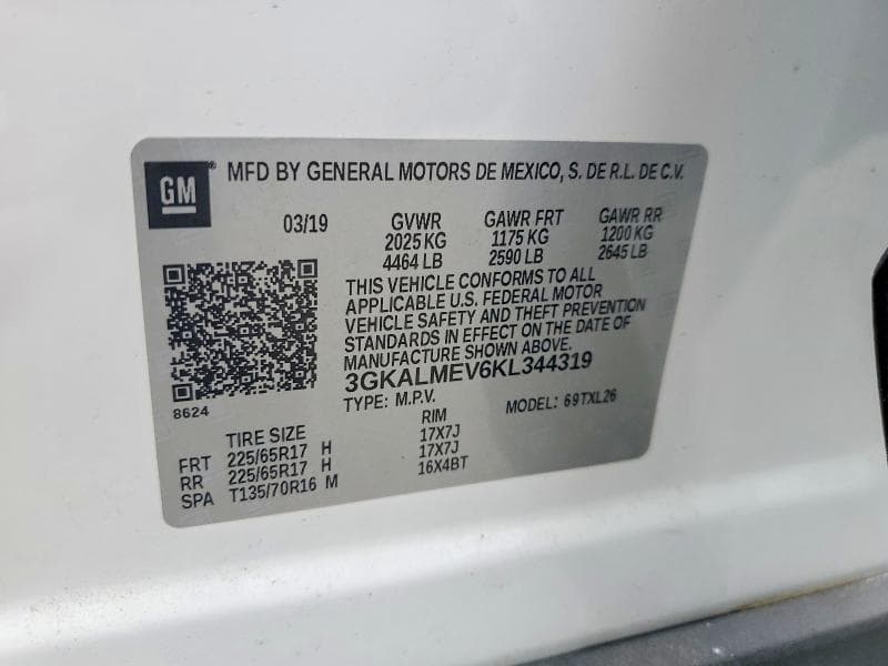 2019 GMC TERRAIN SLE 13