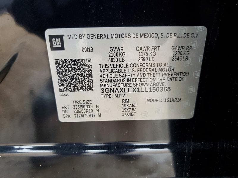 2020 CHEVROLET EQUINOX LT 13