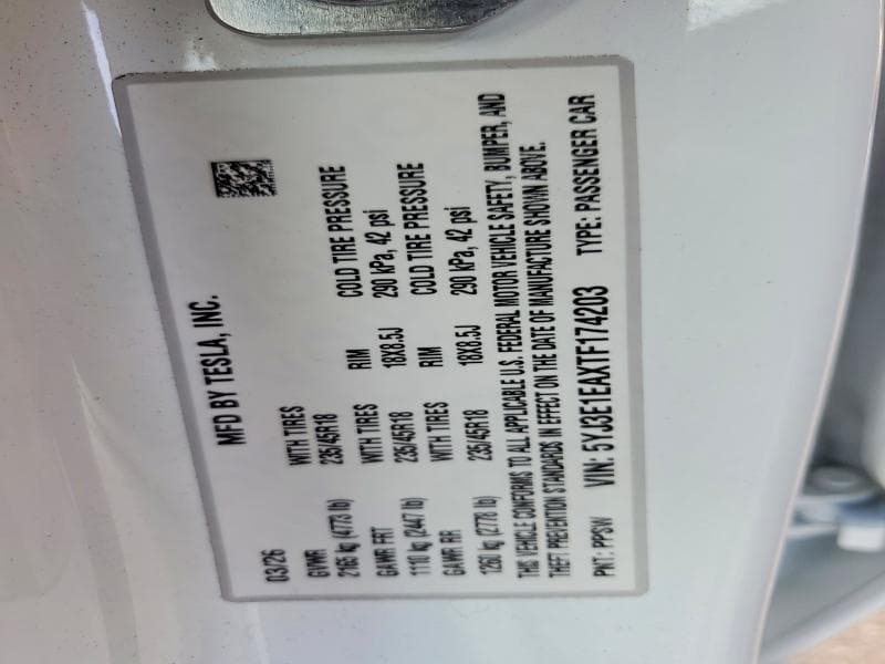 2026 TESLA MODEL 3 13