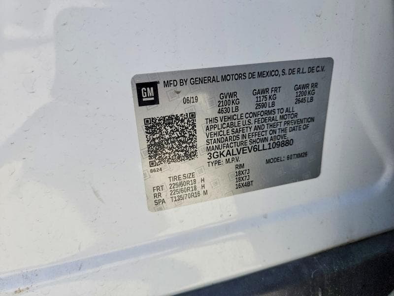 2020 GMC TERRAIN SLT 12