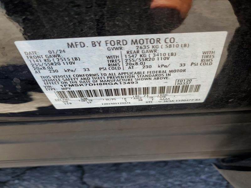 2024 FORD EXPLORER XLT 14