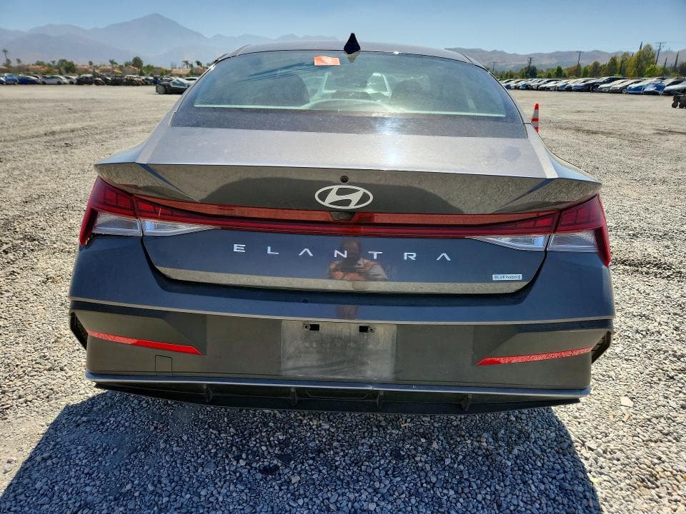 2025 HYUNDAI ELANTRA HYBRID BLUE 6