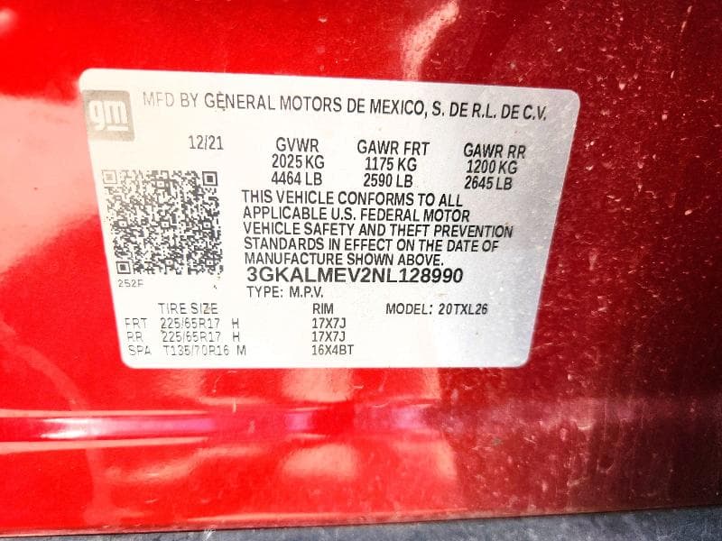 2022 GMC TERRAIN SLE 13
