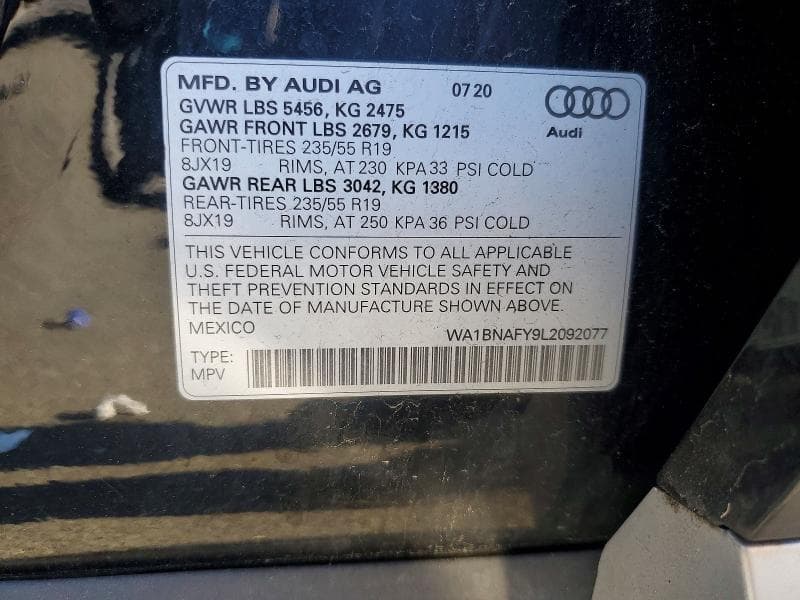 2020 AUDI Q5 PREMIUM PLUS 13
