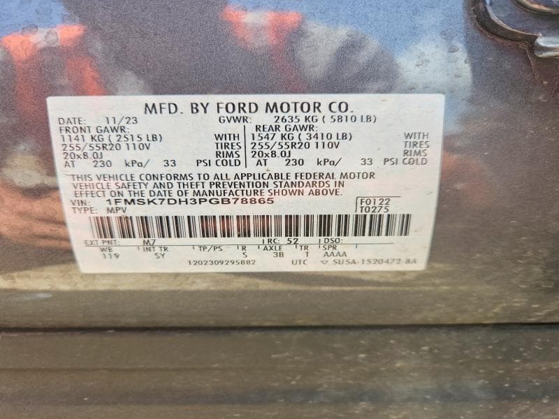 2023 FORD EXPLORER XLT 13