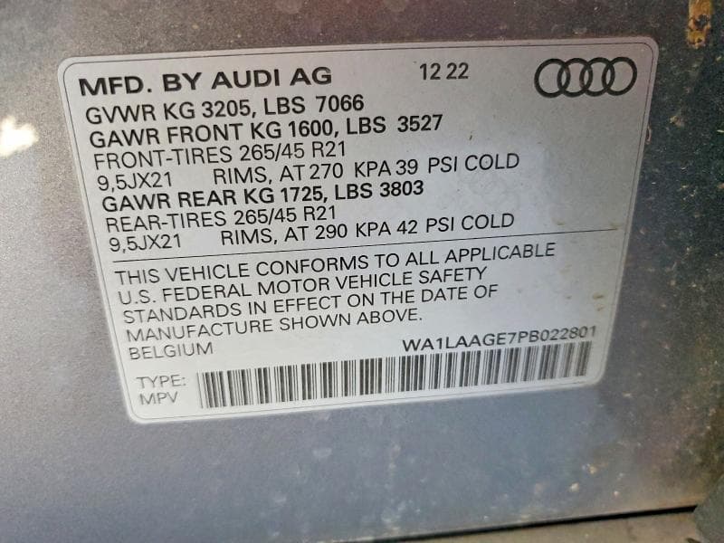 2023 AUDI E-TRON PREMIUM PLUS 13