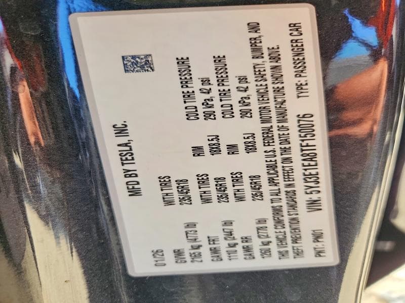 2026 TESLA MODEL 3 13