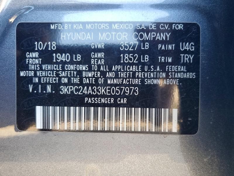 2019 HYUNDAI ACCENT SE 12