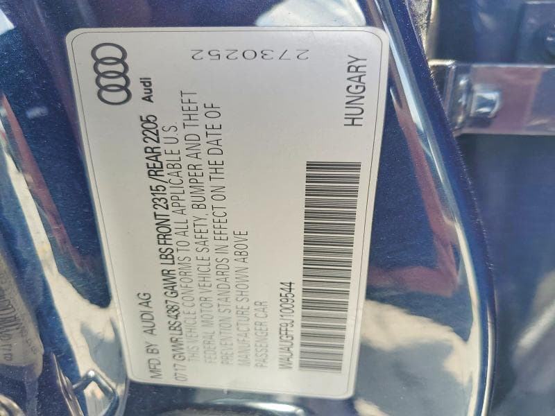 2018 AUDI A3 PREMIUM 13