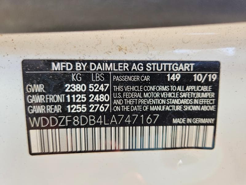 2020 MERCEDES-BENZ E 350 12