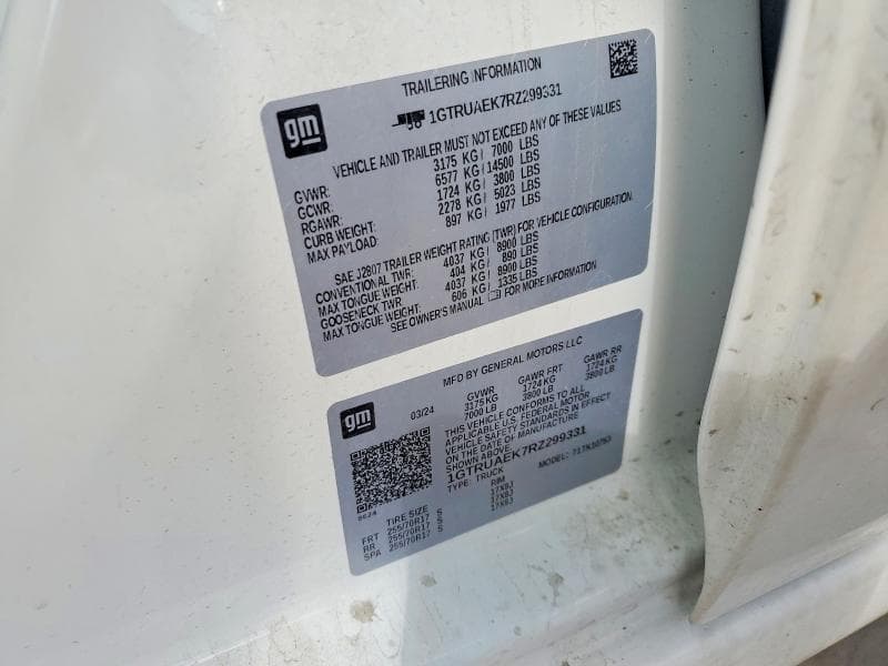 2024 GMC SIERRA K1500 12