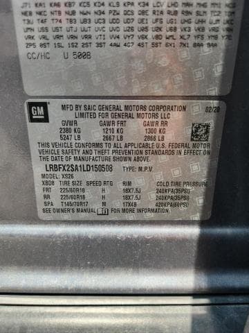 2020 BUICK ENVISION ESSENCE 13