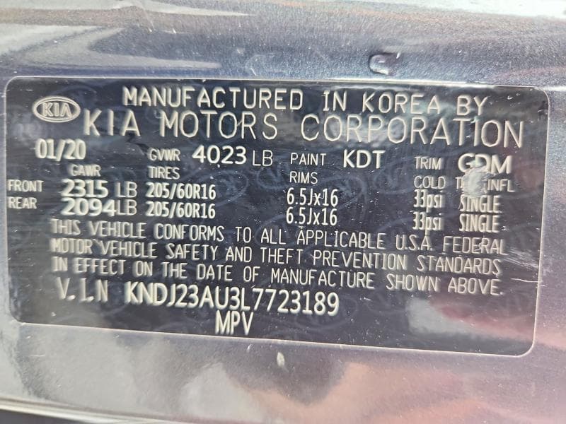 2020 KIA SOUL S 12