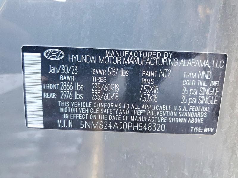 2023 HYUNDAI SANTA FE SEL 14