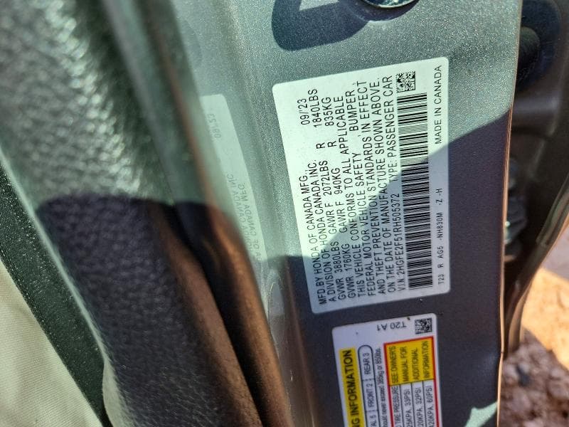 2024 HONDA CIVIC SPORT 12