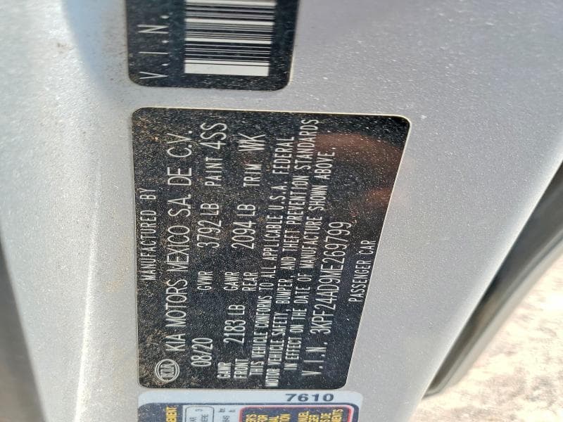 2021 KIA FORTE LXS 12