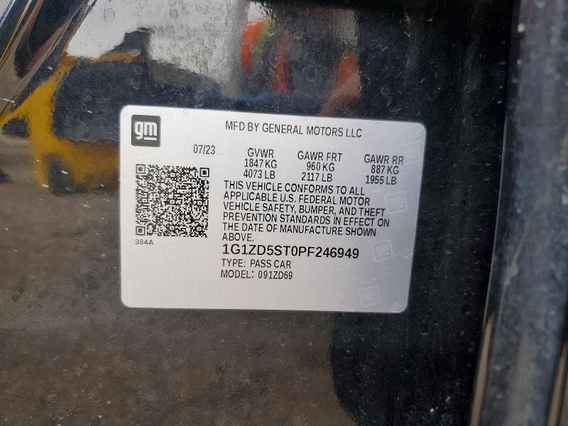 2023 CHEVROLET MALIBU LT 12
