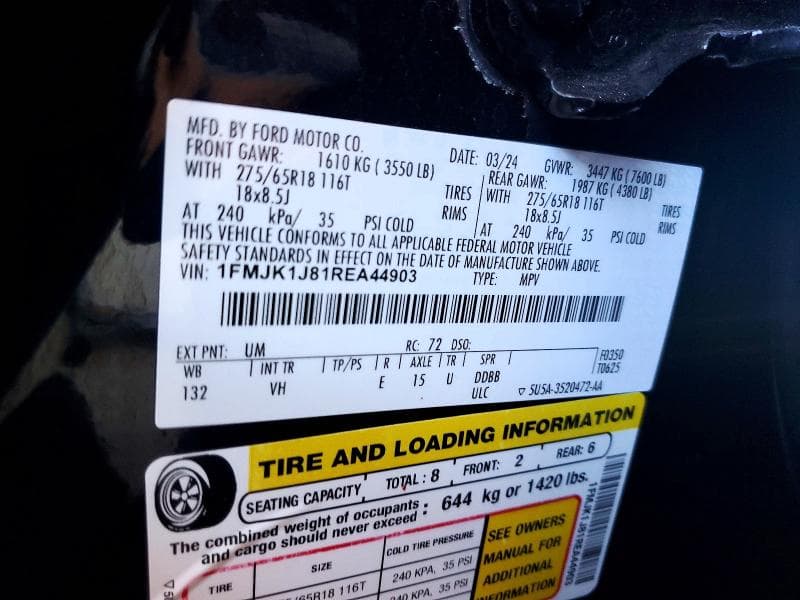 2024 FORD EXPEDITION MAX XLT 13