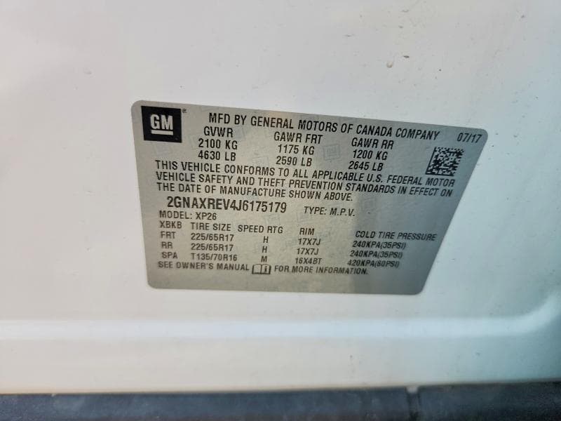 2018 CHEVROLET EQUINOX LS 13