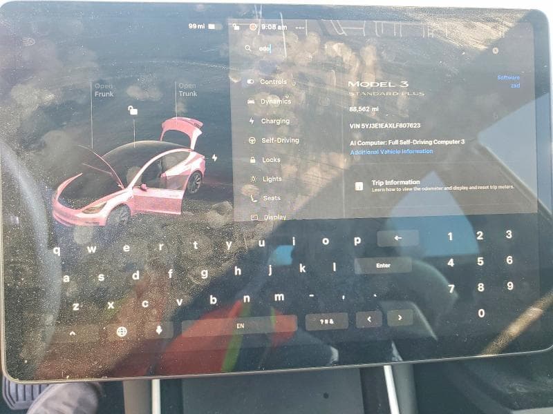 2020 TESLA MODEL 3 9