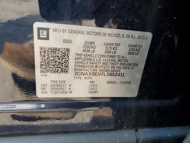 2020 CHEVROLET EQUINOX LS 13