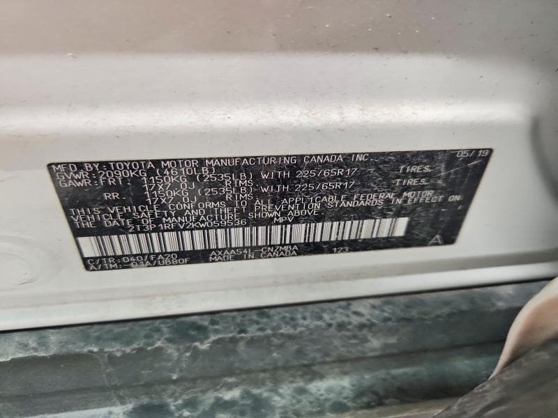 2019 TOYOTA RAV 4 13