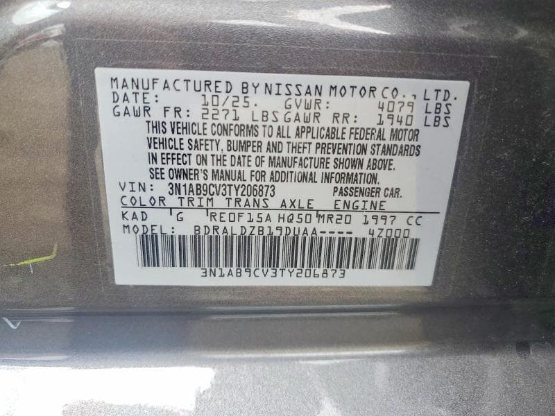 2026 NISSAN SENTRA SV 12