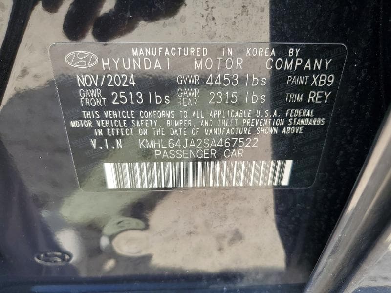 2025 HYUNDAI SONATA SEL 13