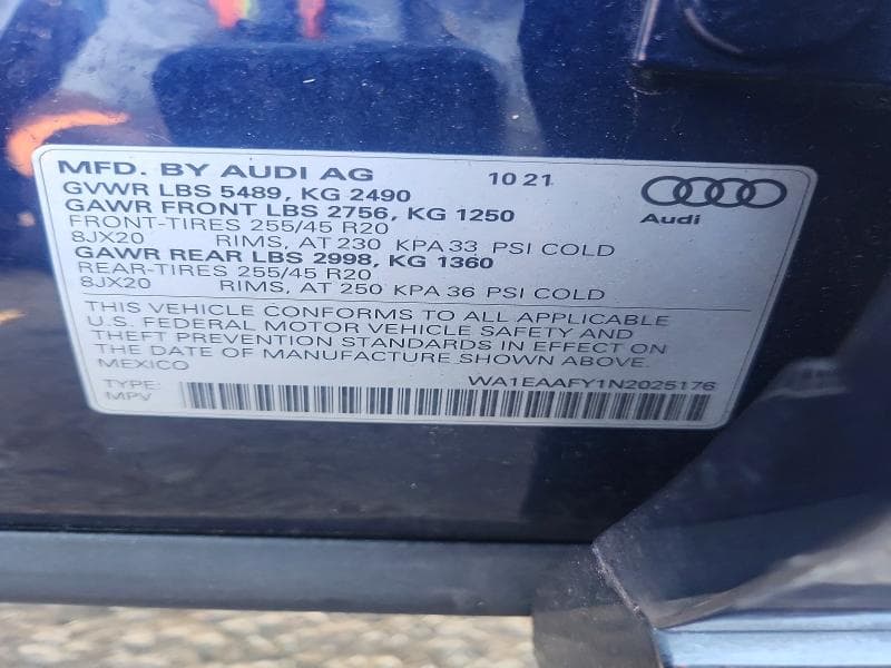 2022 AUDI Q5 PREMIUM PLUS 45 13