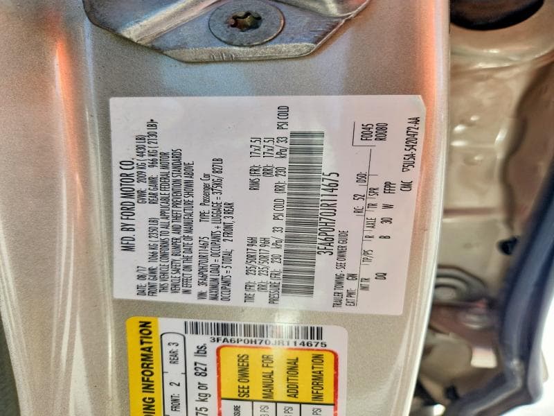 2018 FORD FUSION SE 12