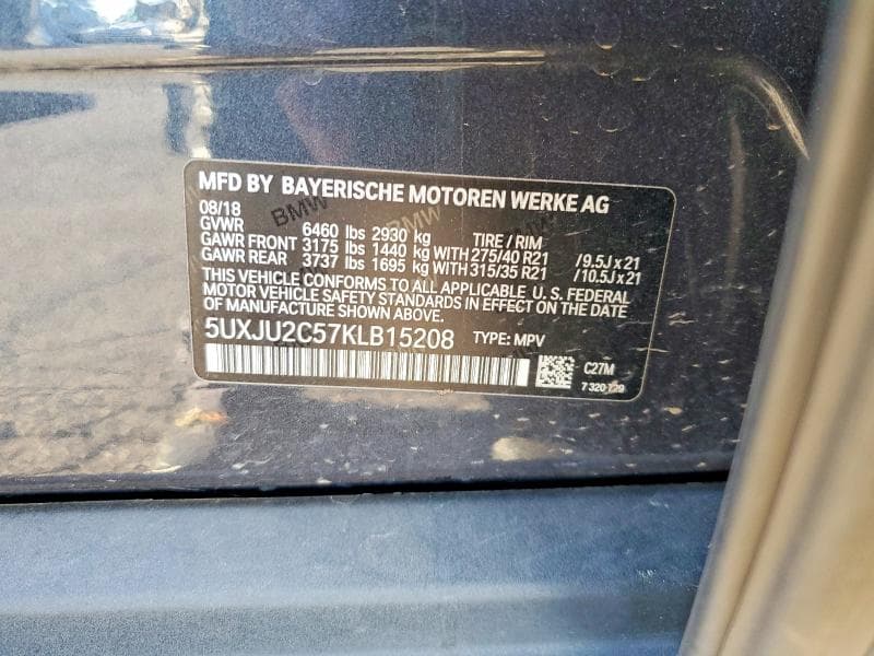 2019 BMW X5 XDRIVE50I 13