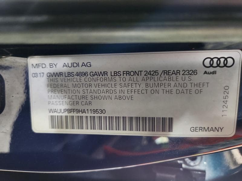 2017 AUDI A3 E-TRON PREMIUM 12