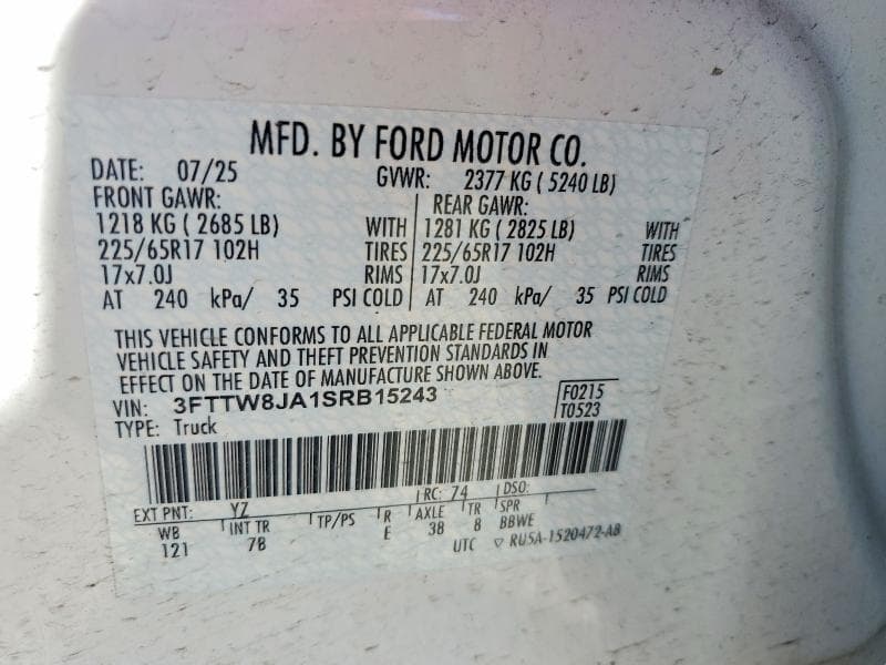 2025 FORD MAVERICK XLT 12