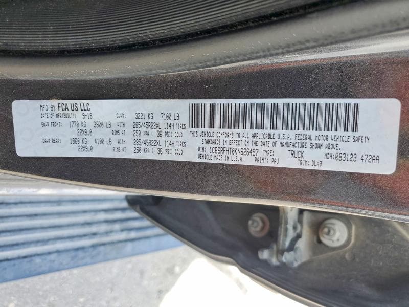 2019 RAM 1500 LIMITED 12