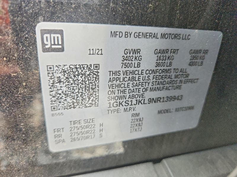 2022 GMC YUKON XL DENALI 13