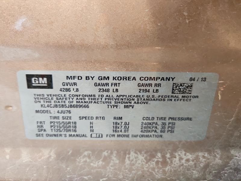 2018 BUICK ENCORE PREFERRED II 13