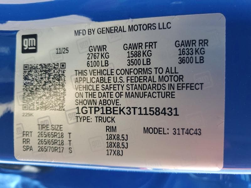 2026 GMC CANYON ELEVATION 12