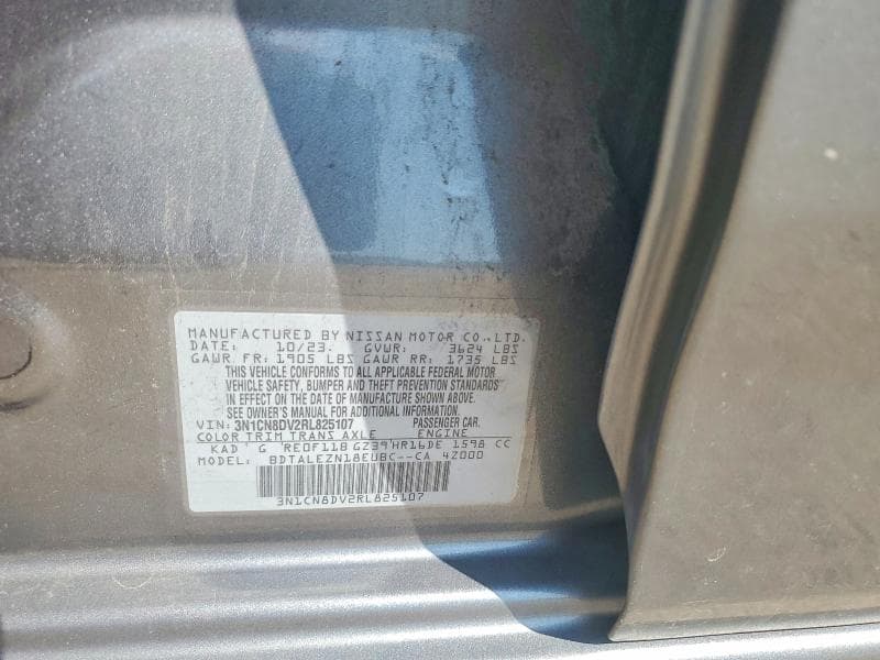 2024 NISSAN VERSA S 12