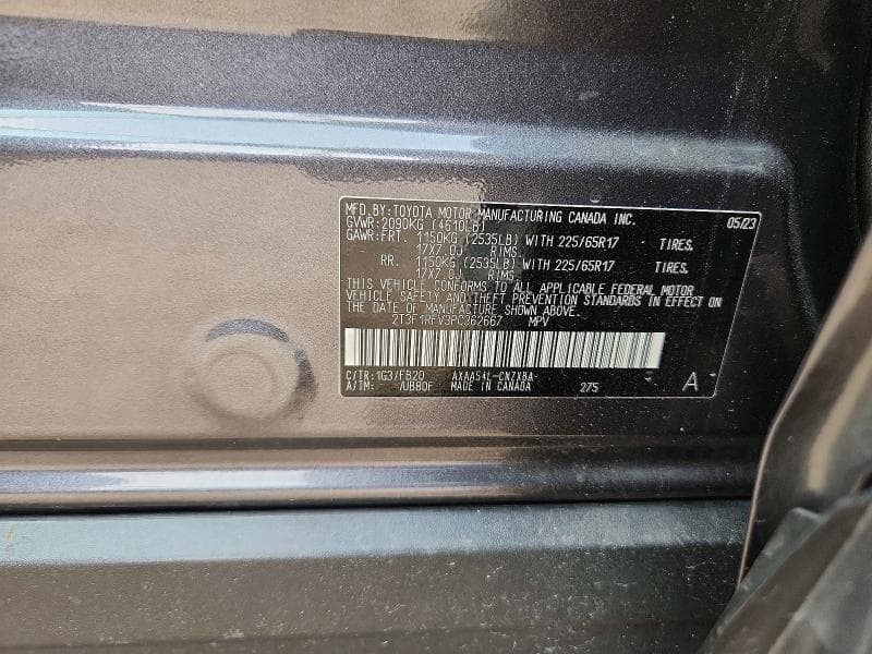 2023 TOYOTA RAV4 LE 12