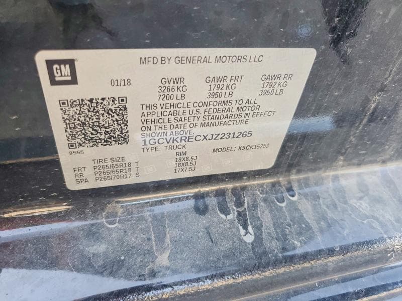 2018 CHEVROLET SILVERADO K1500 LT 13