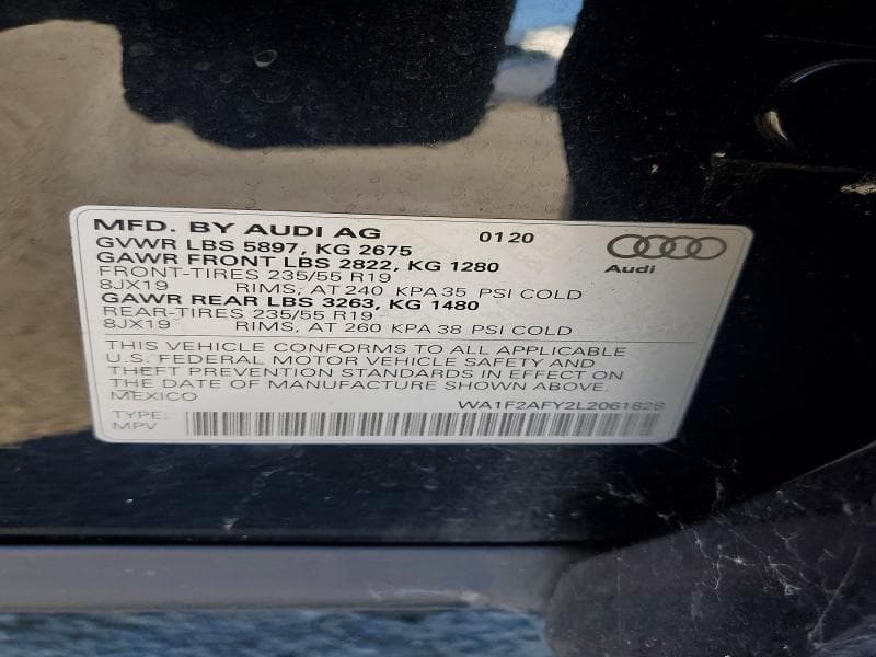 2020 AUDI Q5 E PRESTIGE 12