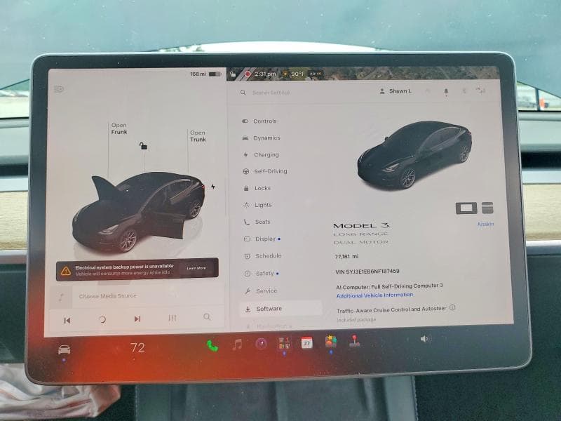 2022 TESLA MODEL 3 9