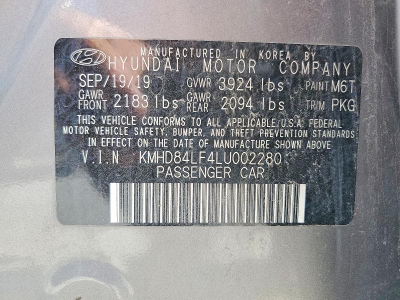 2020 HYUNDAI ELANTRA SEL 13