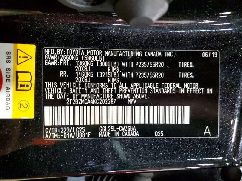 2019 LEXUS RX 350 F SPORT 14