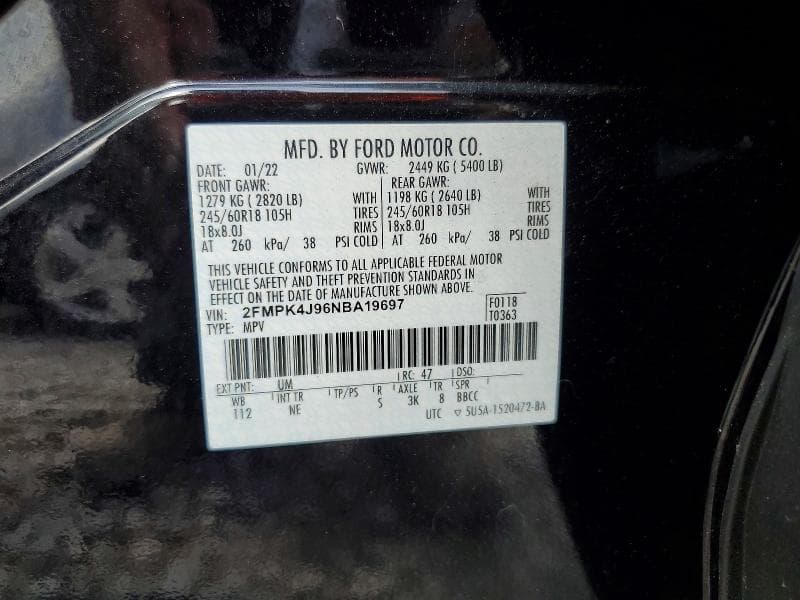 2022 FORD EDGE SEL 13