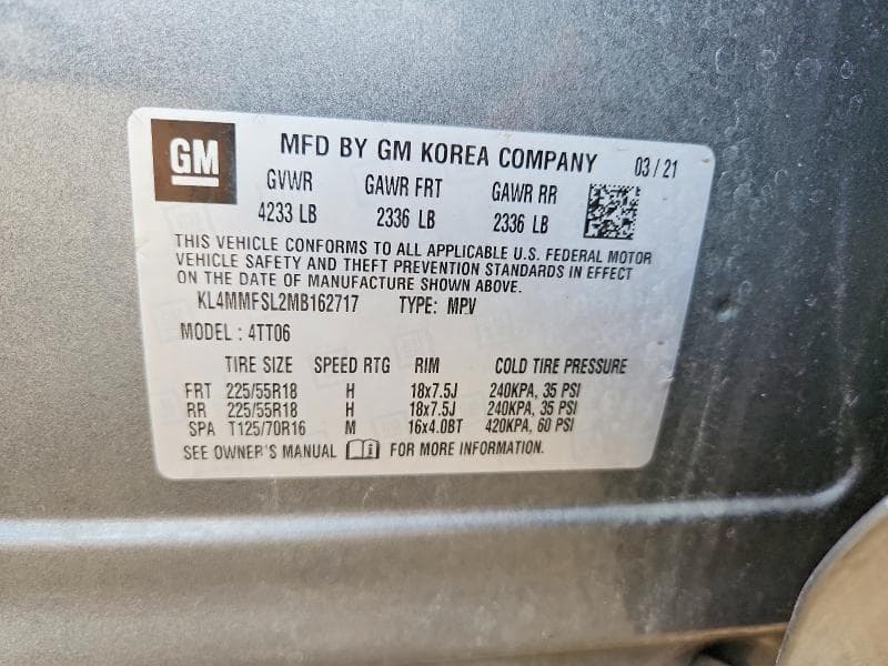 2021 BUICK ENCORE GX ESSENCE 12