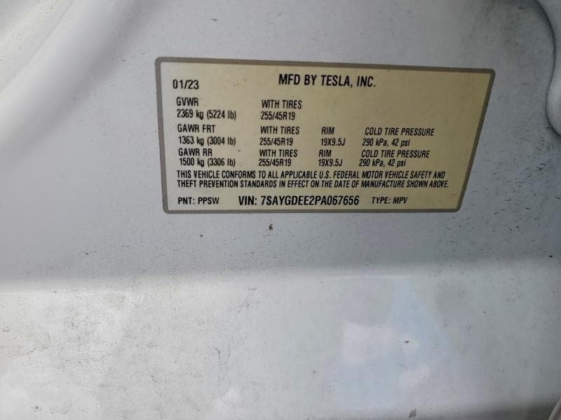 2023 TESLA MODEL Y 12