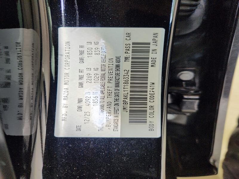 2026 MAZDA 3 SELECT SPORT 12